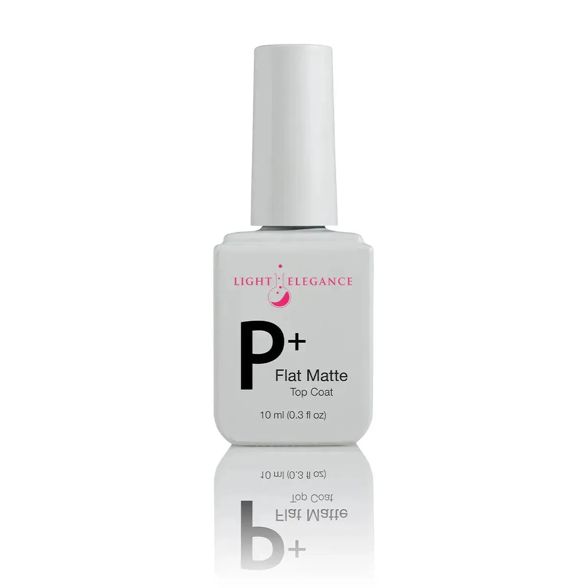 P+ Flat Matte UV/LED Top Coat, 10 ml-Light Elegance-Gel Essentialz