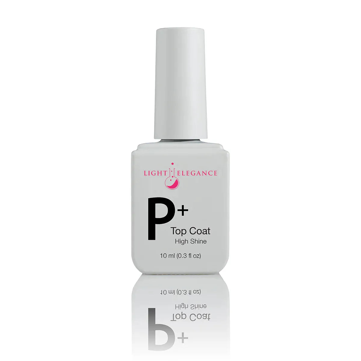P+ High Shine Soak Off Top Coat, 10 ml