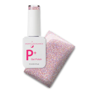 P+ Over the Moon Glitter Gel Polish, 10mL