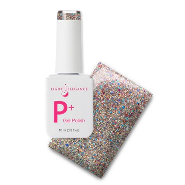 P+ The Elvis Pelvis, Glitter Gel Polish, 10 ml