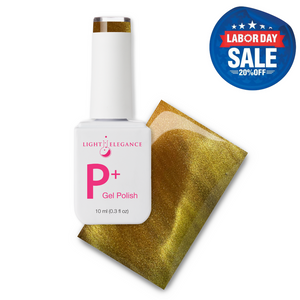 P+ Golden Kitty, Magnetic Gel Polish 10 ml-P+ Gel Polish 10 ml-Light Elegance-Gel Essentialz