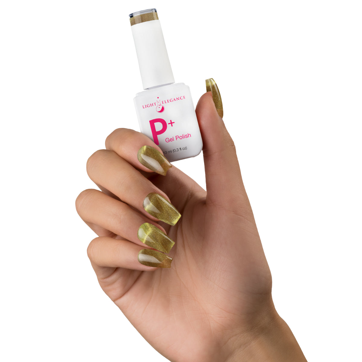 P+ Golden Kitty, Magnetic Gel Polish, 10 ml