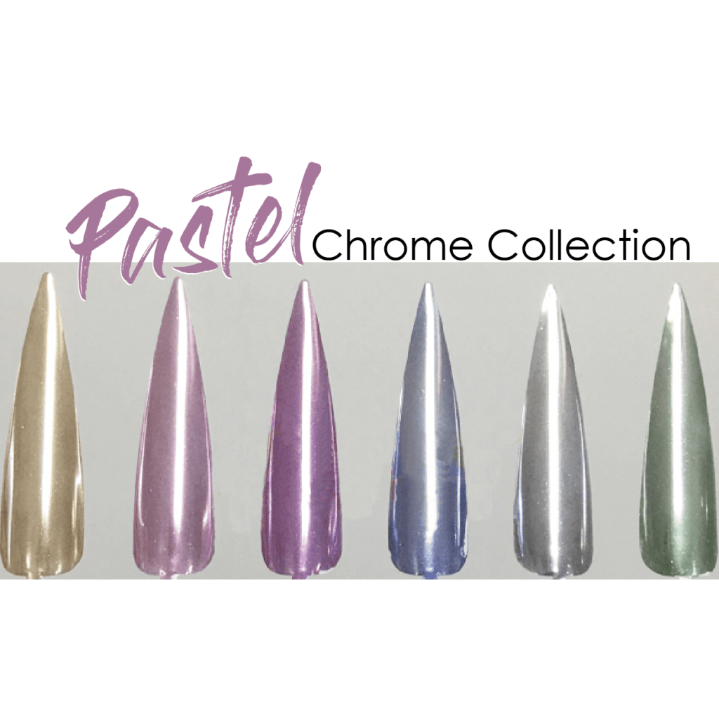 Pastel Chrome Powder Set 6pc