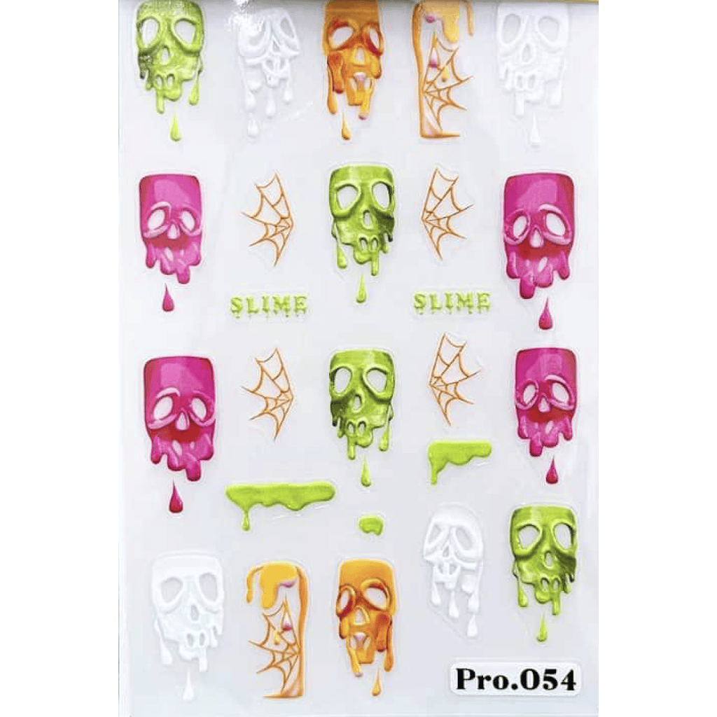 Pasties Decals - 3D Neon Drippy Halloween