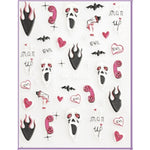 Pasties Decals - 3D Spooky Scream Face