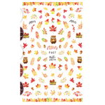 Pasties Decals - Autumn 607 (Owls and Leaves)