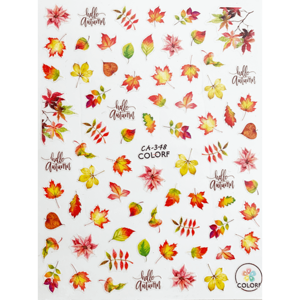 Pasties Decals - Autumn Leaves Red