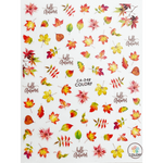 Pasties Decals - Autumn Leaves Red