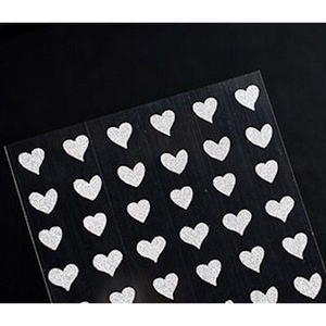 Pasties Decals - Flash Glitter Hearts