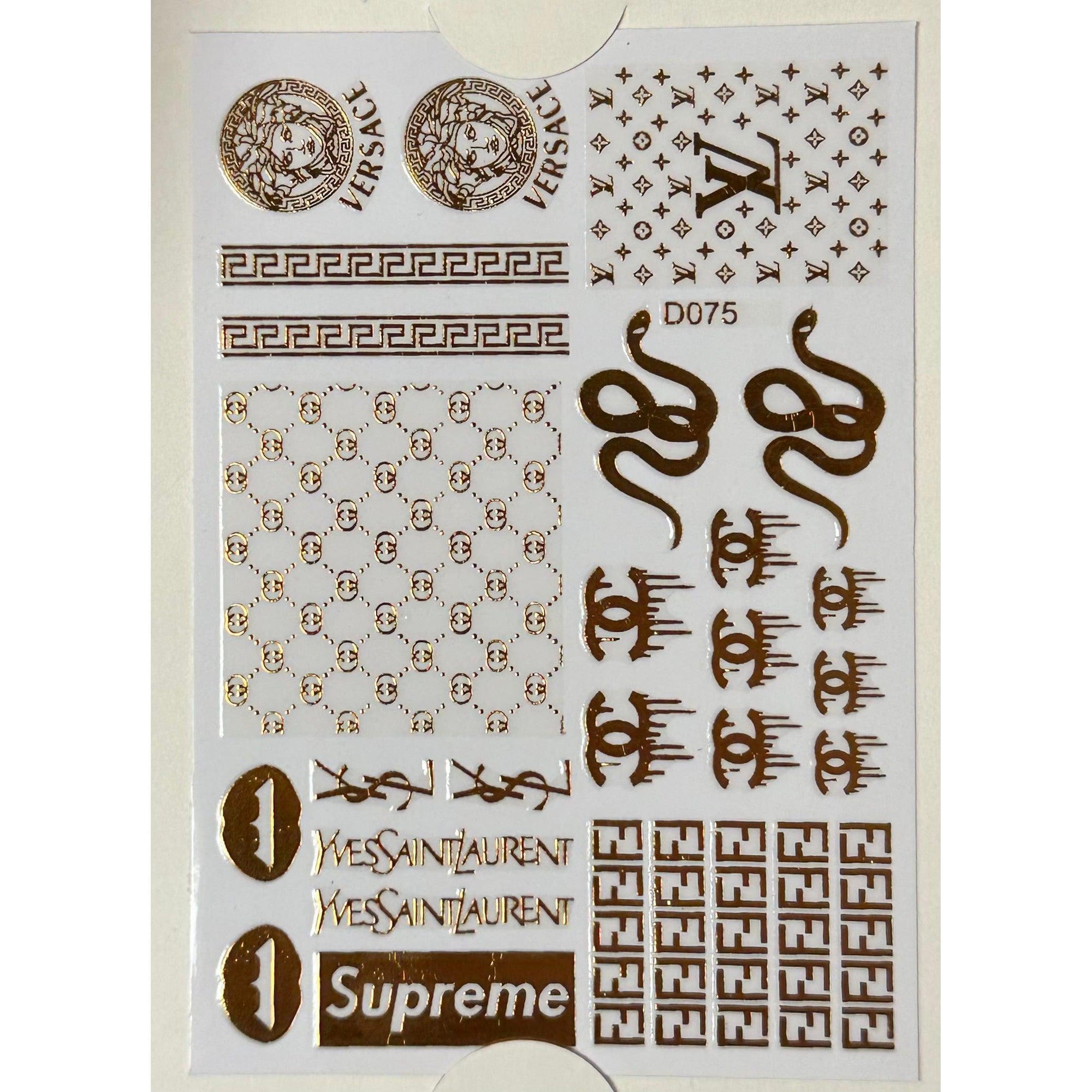 Pasties Decals - Gold Couture