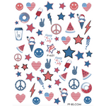 Pasties Decals - Happy 4th