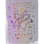 Pasties Decals - Holiday Rainbow (Snowmen and Reindeer)