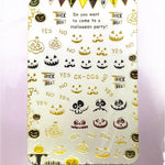 Pasties Decals - Holo Gold Jack-O-Lantern