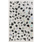 Pasties Decals - Holo Leaves (Black)