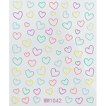 Pasties Decals - Pastel Heart Outlines