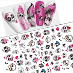 Pasties Decals - Pink Skulls