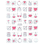 Pasties Decals - Simple V-Day