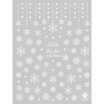 Pasties Decals - White Snowflakes