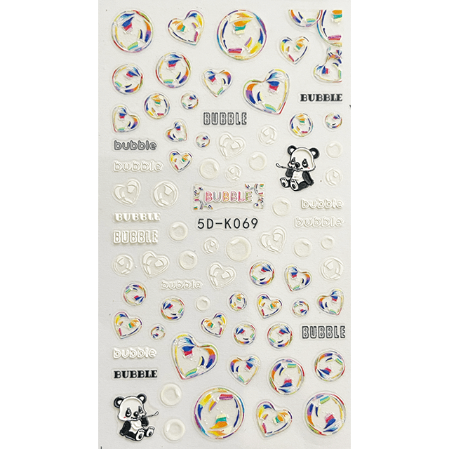 Pasties Textured 5D Decals - Bubbles