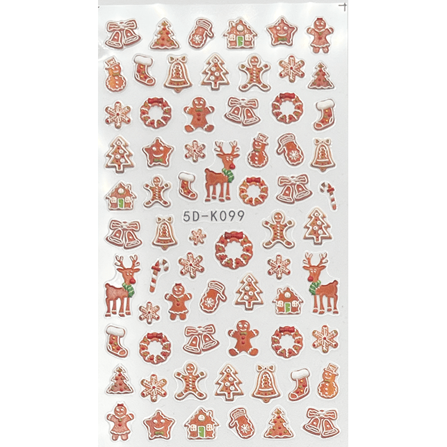 Pasties Textured 5D Decals - Gingerbread