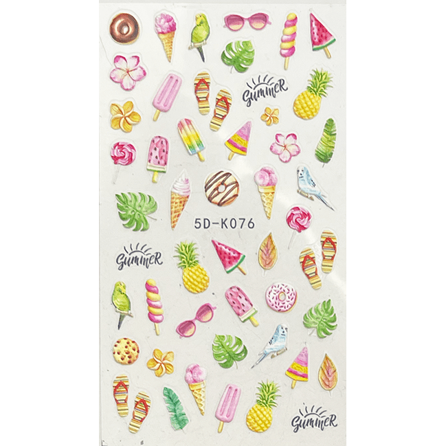 Pasties Textured 5D Decals - Summer Treats