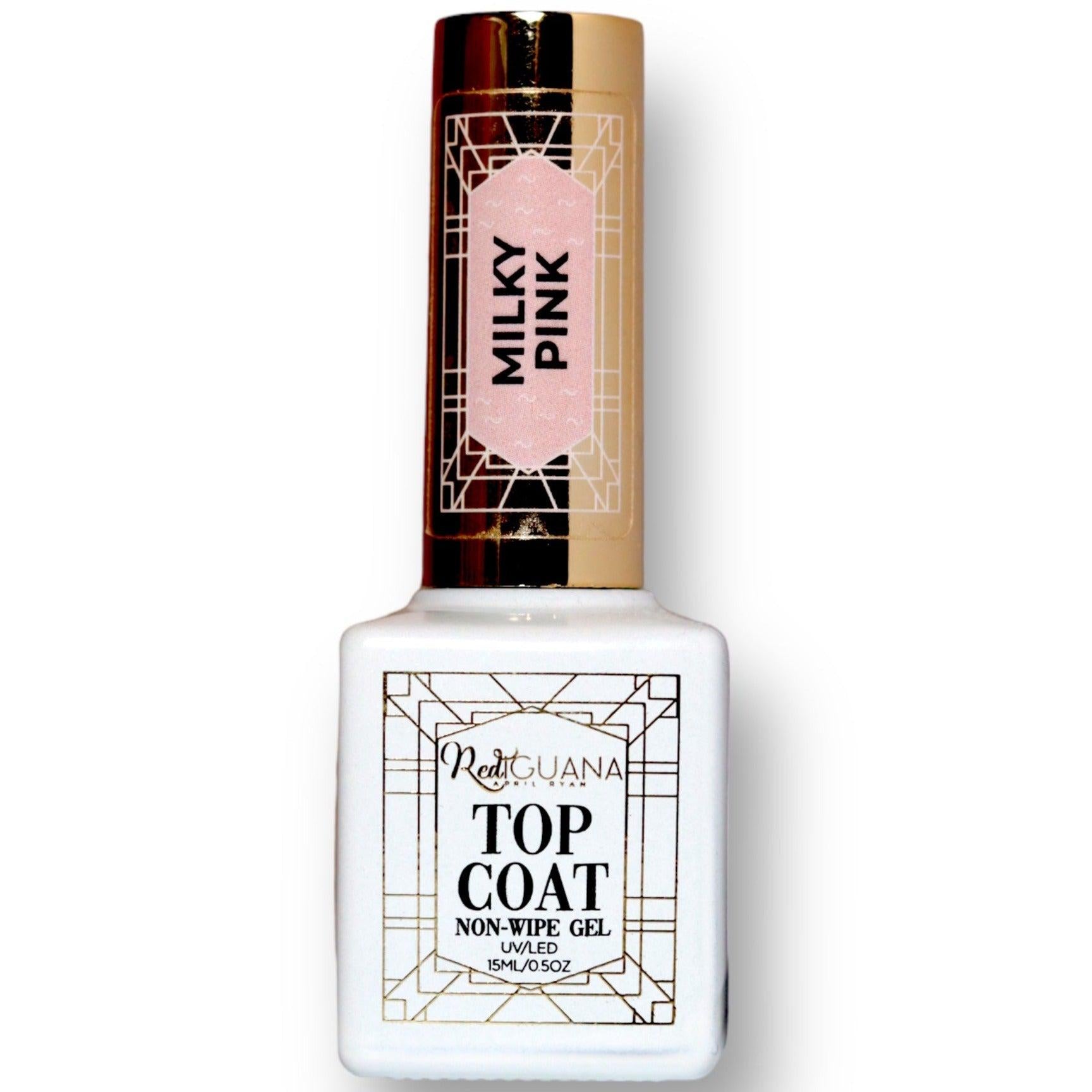 RI-  Top Coat Non-Wipe MILKY PINK