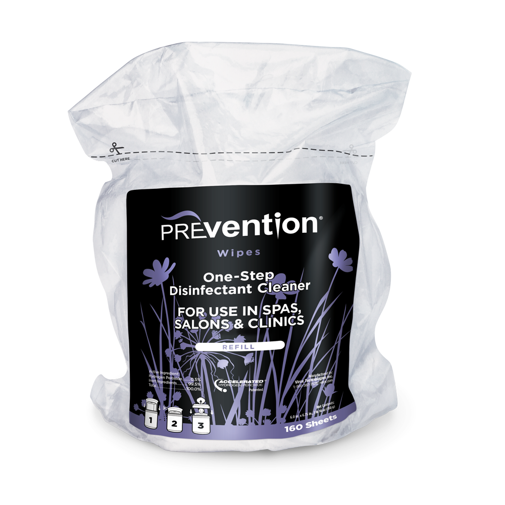 PREvention One-Step Disinfectant Refill Wipes-BASICS, Prep Products-Gel Essentialz-Gel Essentialz