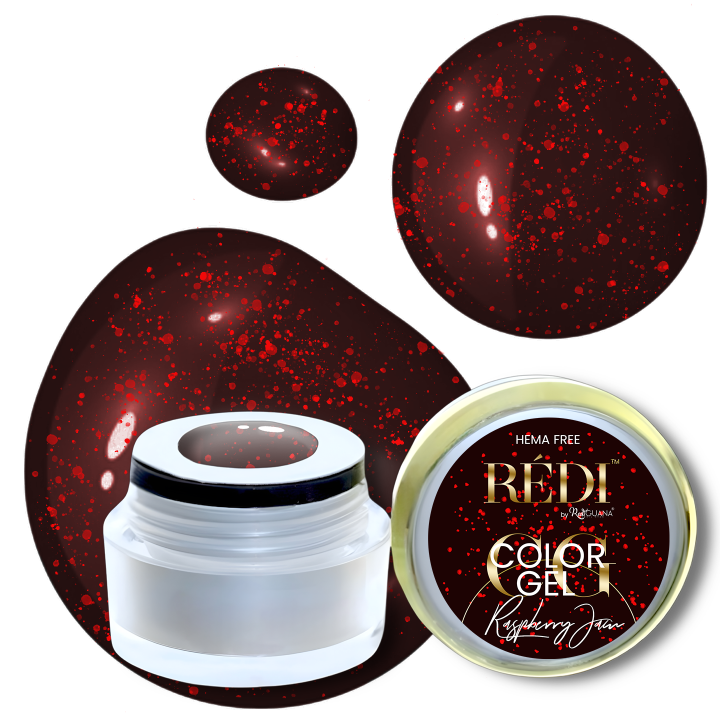RI- Raspberry Jam - Color Gel-Red Iguana LLC-Gel Essentialz