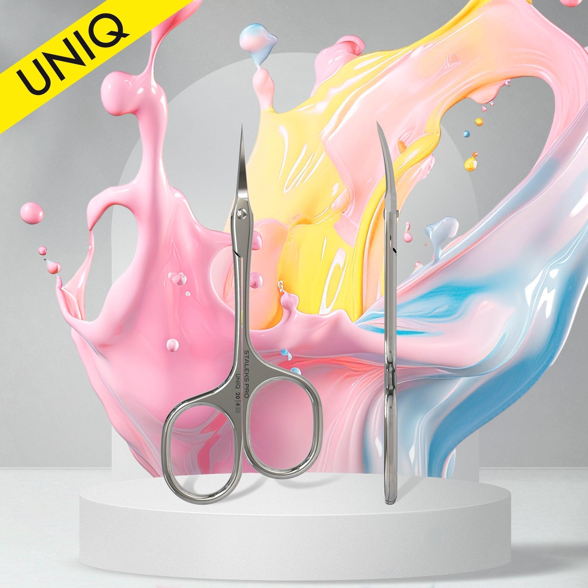 Staleks cuticle scissors "Asymmetric" - UNIQ 20 TYPE 4