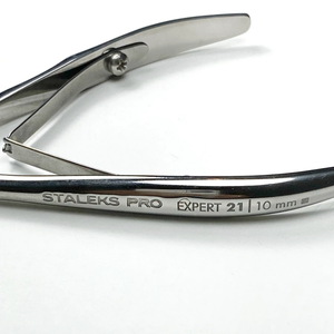 STALEKS PRO Cuticle Nippers, EXPERT 21/10 (10mm edge)