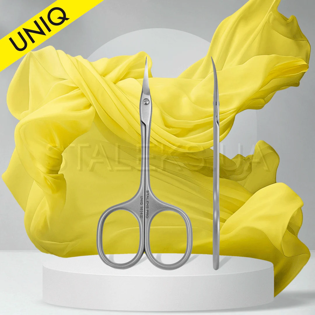 *NEW* STALEKS PRO CUTICLE SCISSORS “BALLERINA” UNIQ 10 TYPE 4, SQ-10/4