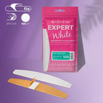 STALEKS PRO EXPERT 40 (White Soft) Base REFILL PADS for CRESCENT FILE, 30pc