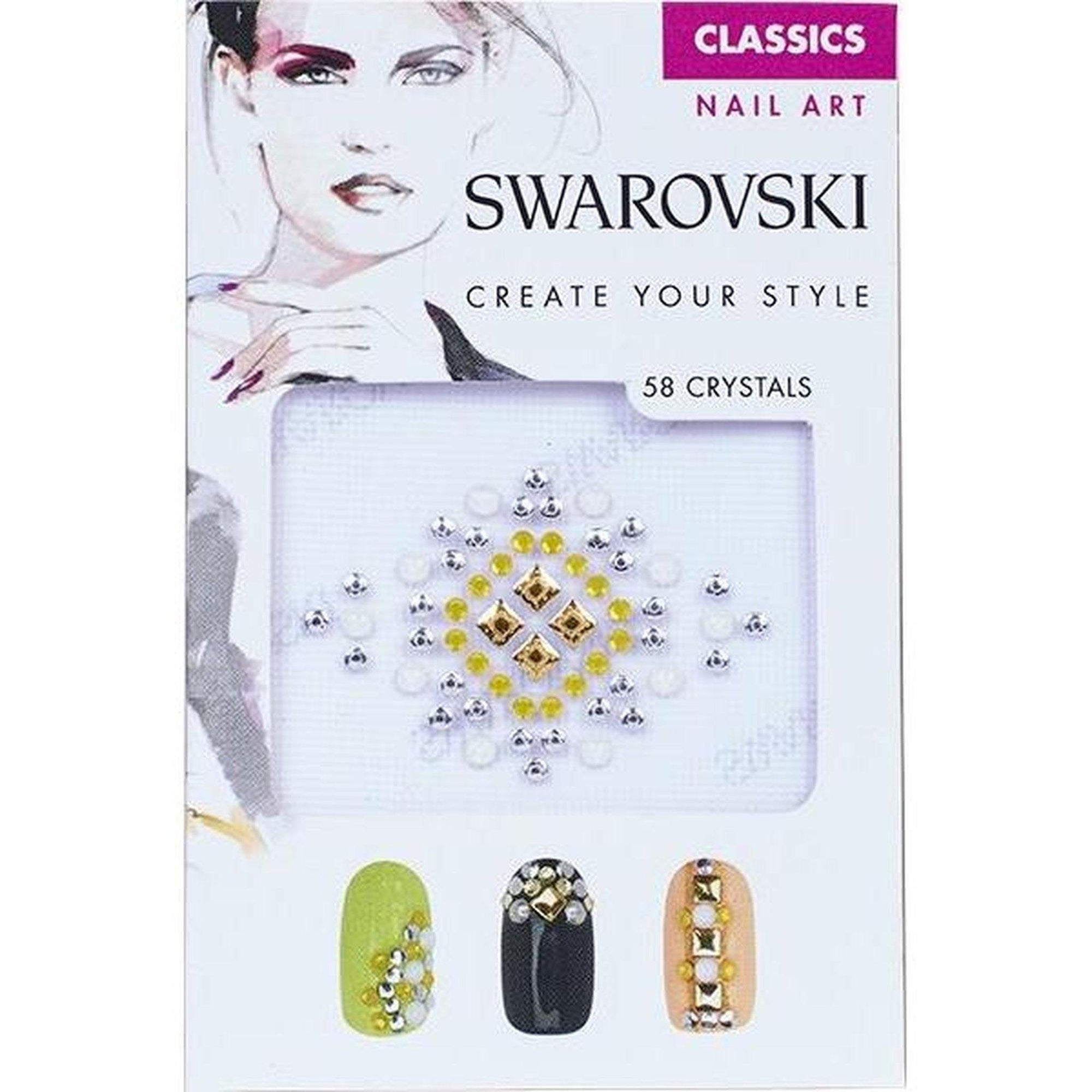 SWAROVSKI NAIL ART CRYSTAL TRANSFERS - CLASSIC SET 1