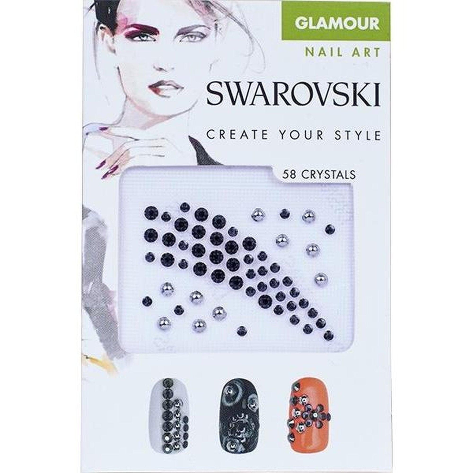 SWAROVSKI NAIL ART CRYSTAL TRANSFERS - GLAMOUR SET 1