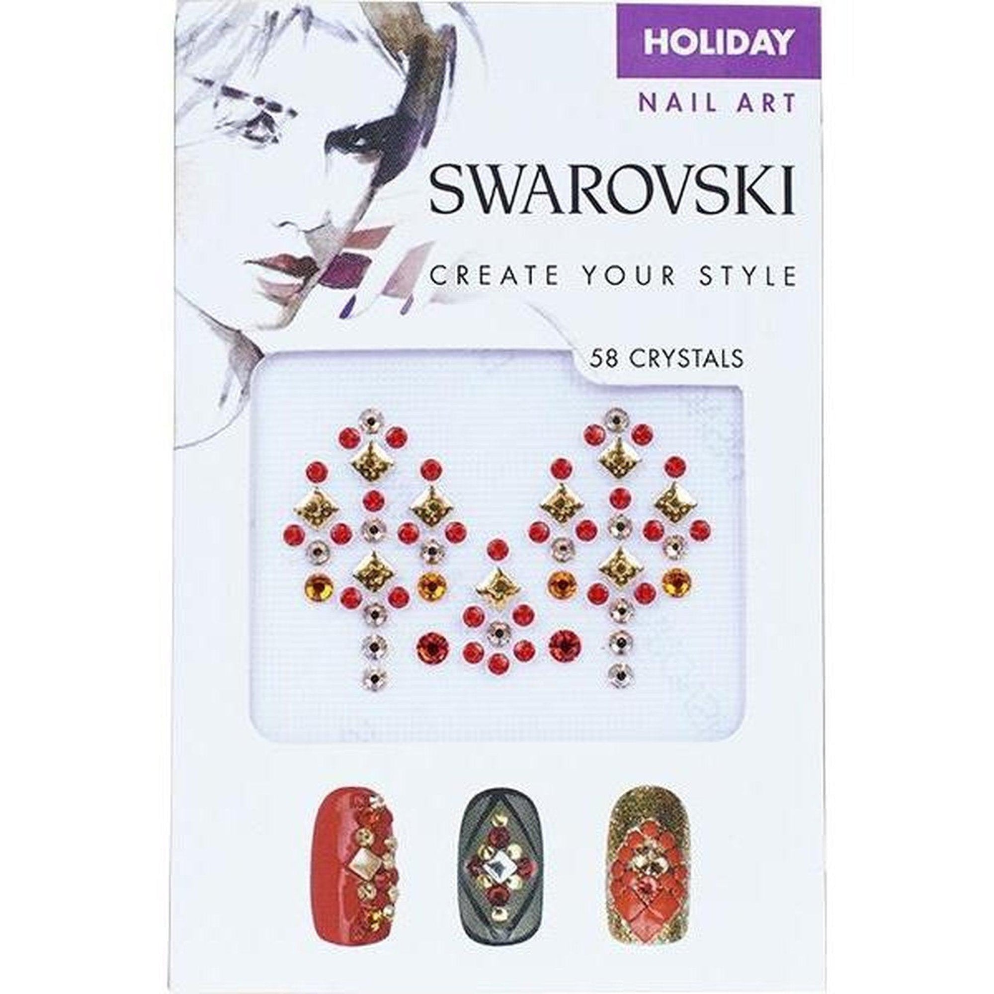 SWAROVSKI NAIL ART CRYSTAL TRANSFERS - HOLIDAY SET 2