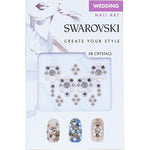 SWAROVSKI NAIL ART CRYSTAL TRANSFERS - WEDDING SET 2