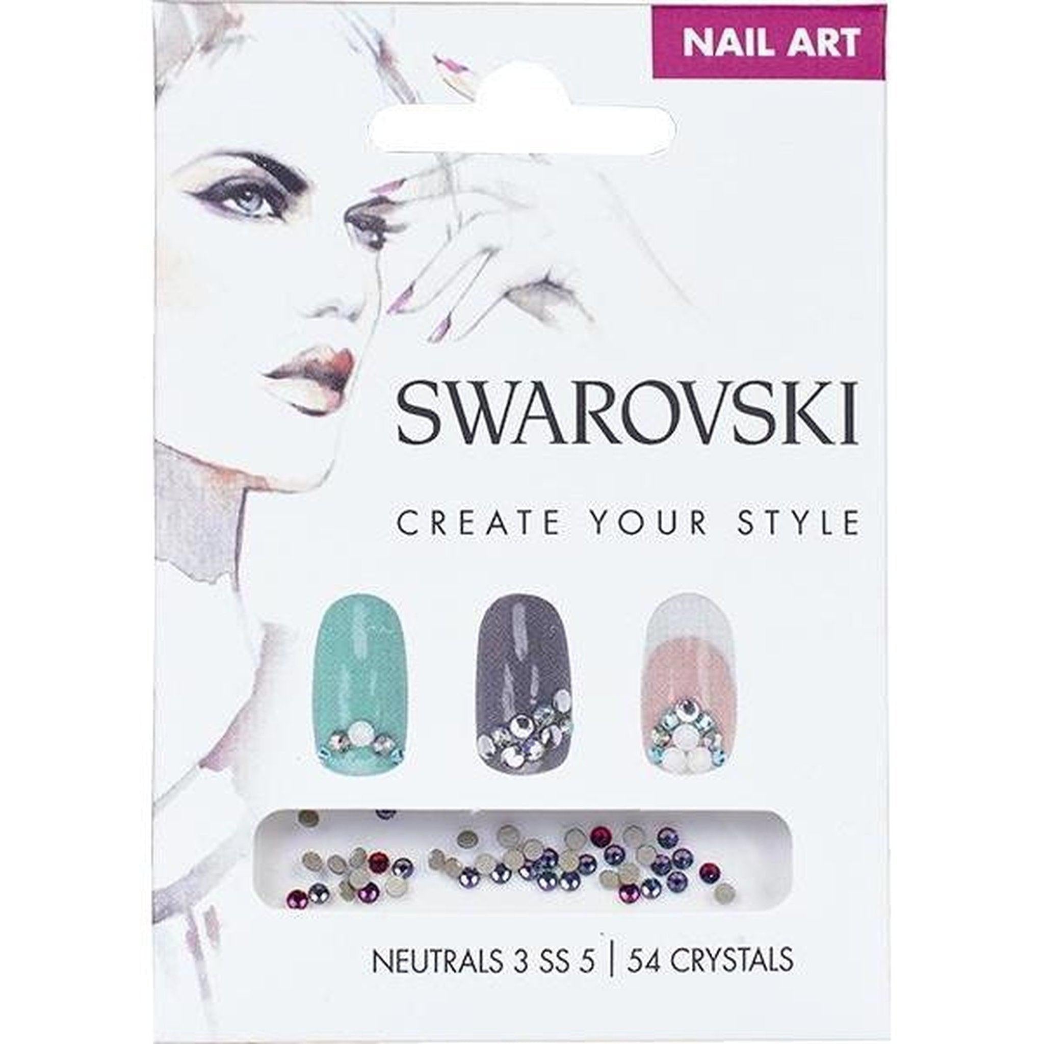 ジェルネイル・ネイルシール SWAROVSKI create your style SWAROVSKI NAIL ART LOOSE CRYSTALS - NEUTRAL 3 SS5 - Gel Essentialz