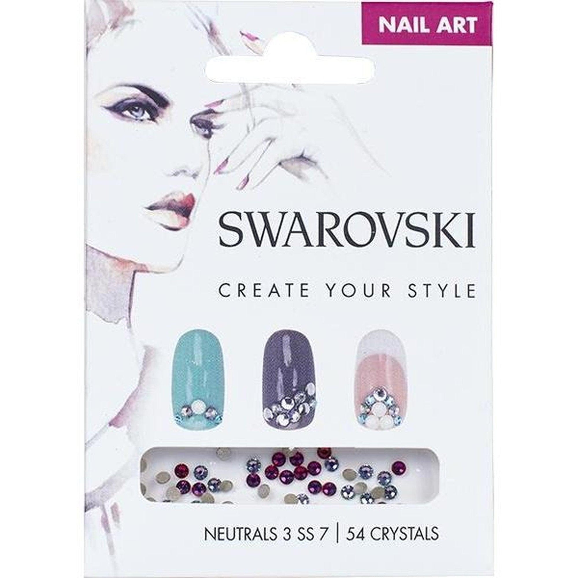SWAROVSKI NAIL ART LOOSE CRYSTALS - NEUTRAL 3 SS7