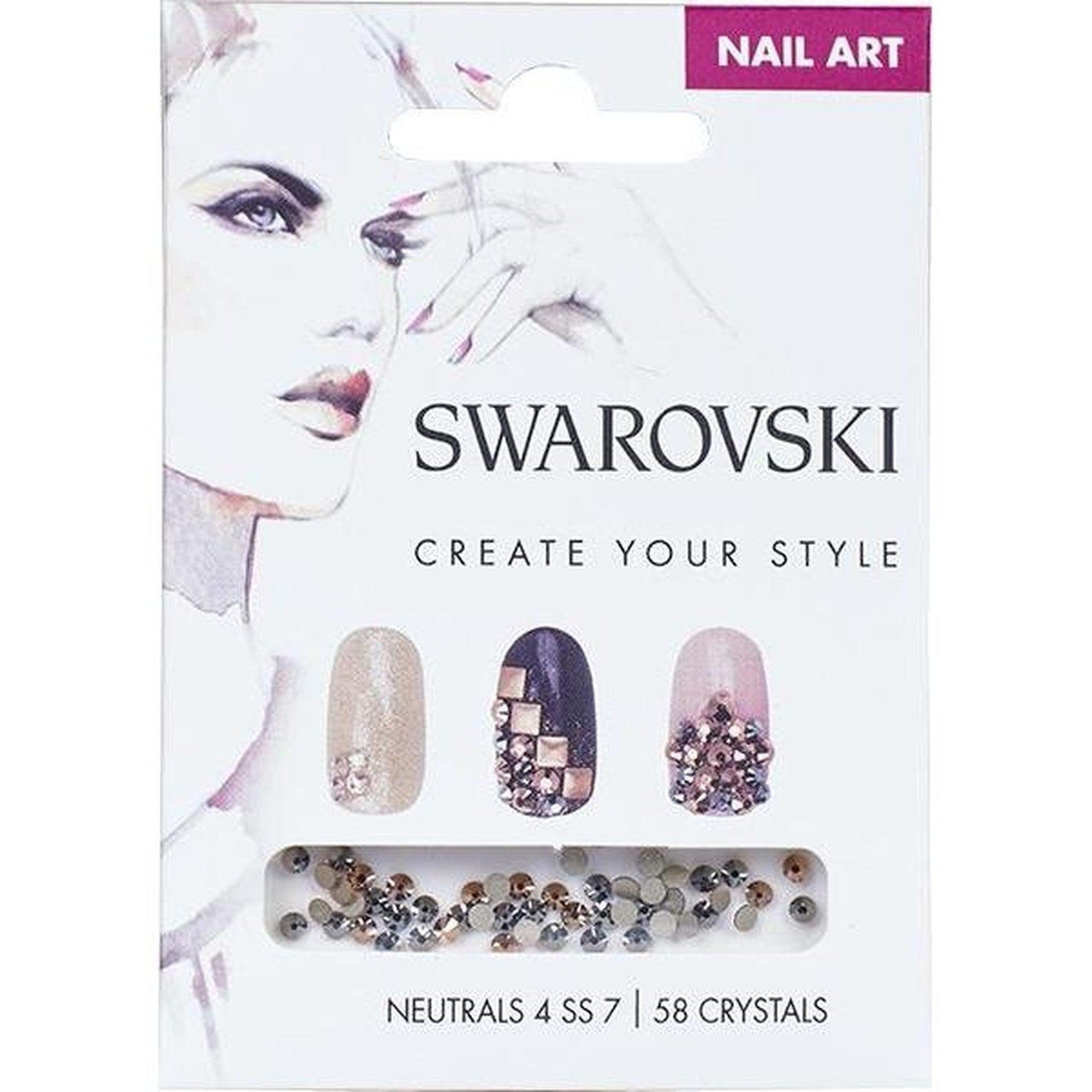 SWAROVSKI NAIL ART LOOSE CRYSTALS - NEUTRAL 4 SS7