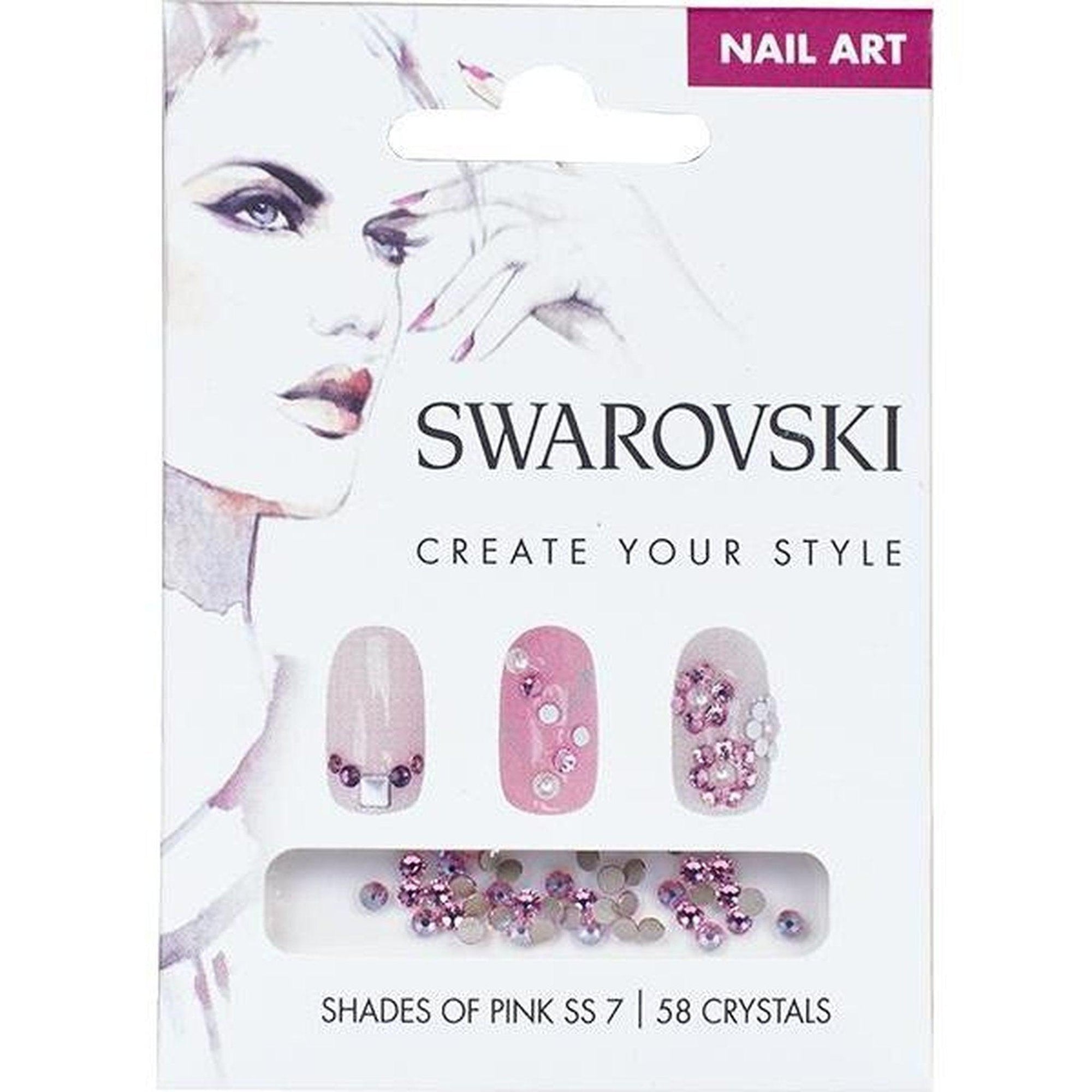 SWAROVSKI NAIL ART LOOSE CRYSTALS - PINK SS7