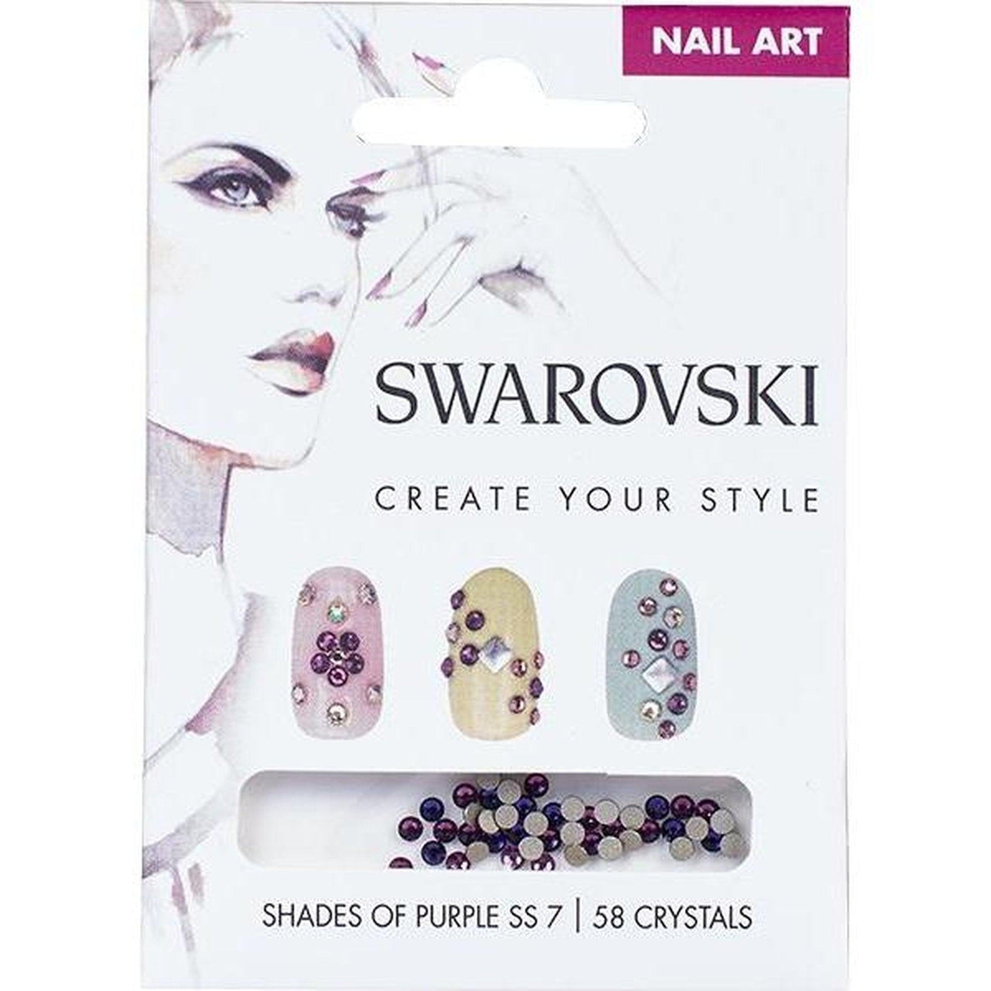 SWAROVSKI NAIL ART LOOSE CRYSTALS - PURPLE SS7-Gel Essentialz