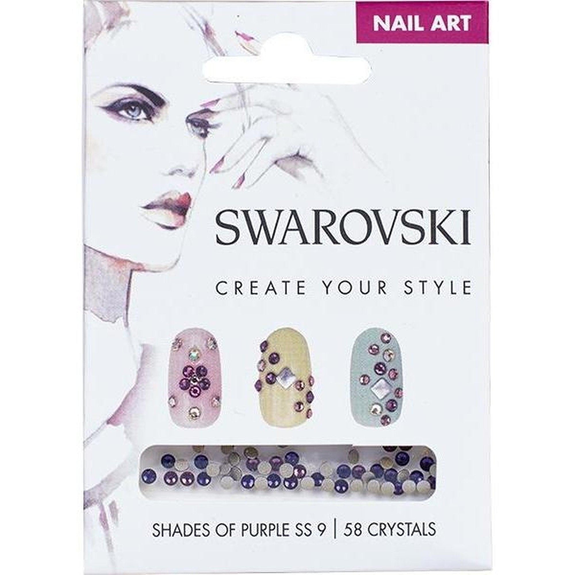 SWAROVSKI NAIL ART LOOSE CRYSTALS - PURPLE SS9-Gel Essentialz