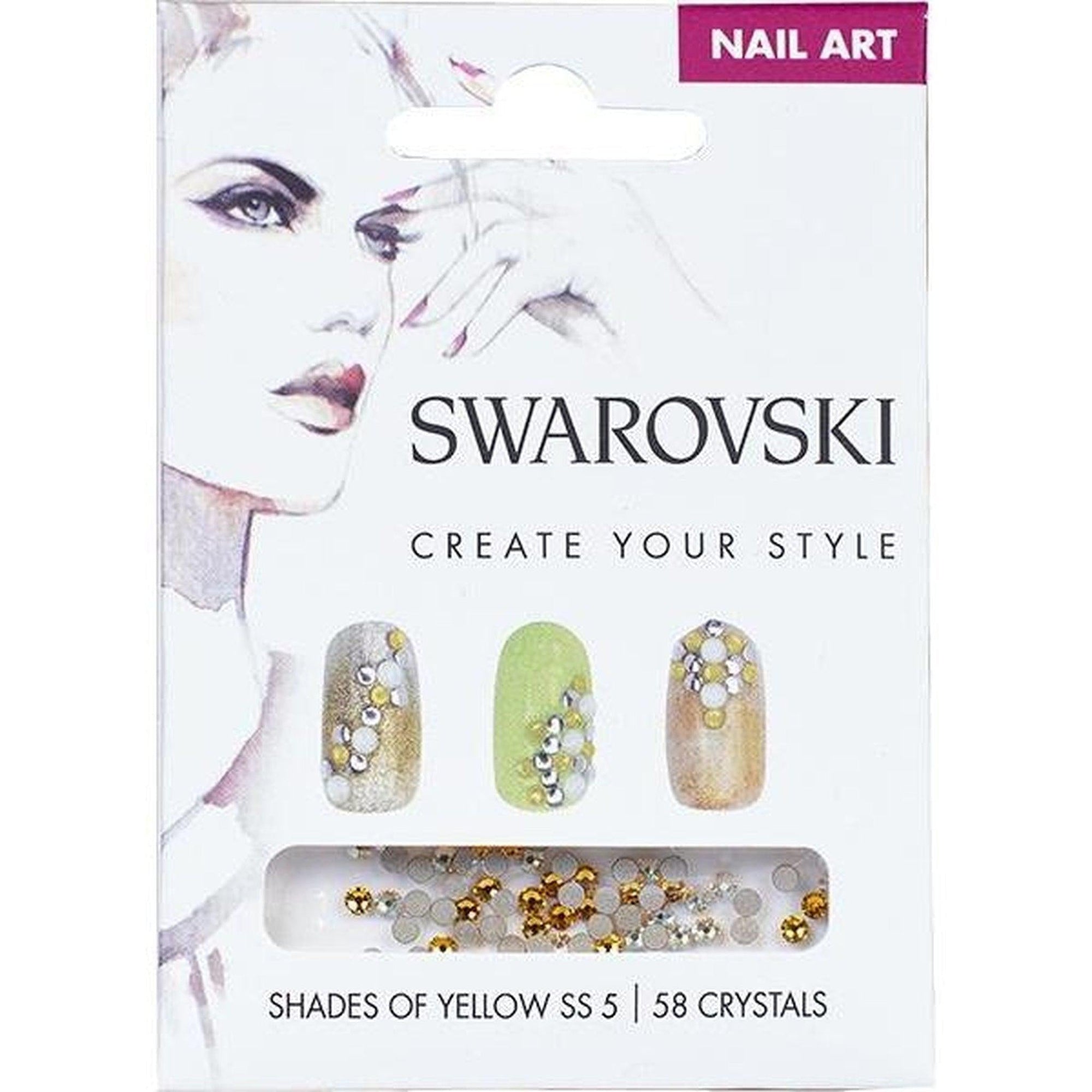 SWAROVSKI NAIL ART LOOSE CRYSTALS - YELLOW SS5-Gel Essentialz