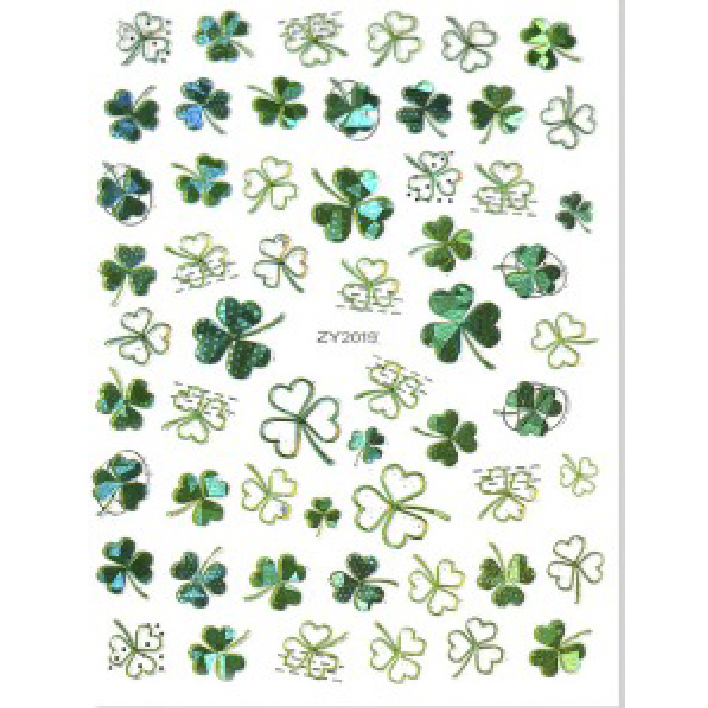 Pasties Decals - Holo Shamrock 19