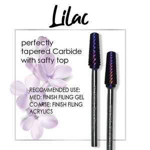 Lilac HP Safety Carbide - Medium 327-Efile Accessories-Profiles-Gel Essentialz