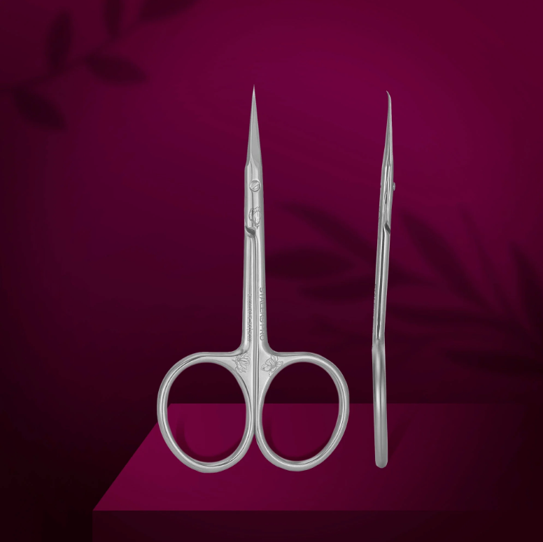 STALEKS PRO Cuticle Scissors "Magnolia” - EXCLUSIVE 21/2m (20mm Blade)