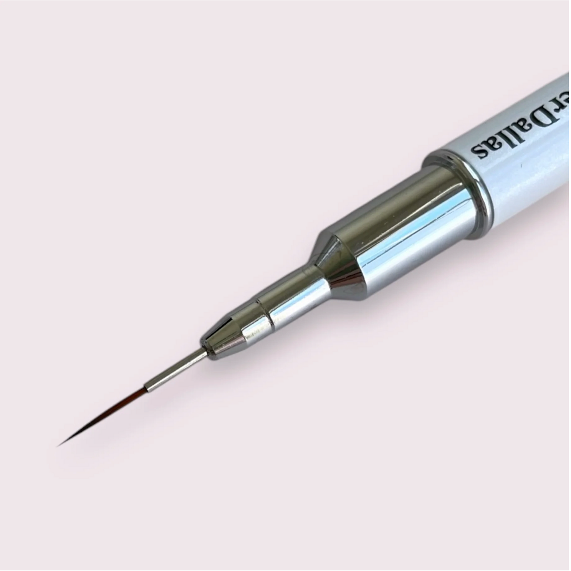 NMD Dual Brush - 9mm Detailer & Oval 6 Flat (White Handle)