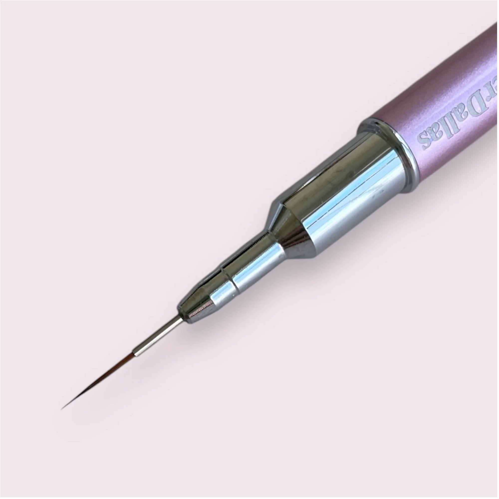 NMD Dual Brush - 9mm Detailer & Oval 4 Flat (Purple Ombre Handle)