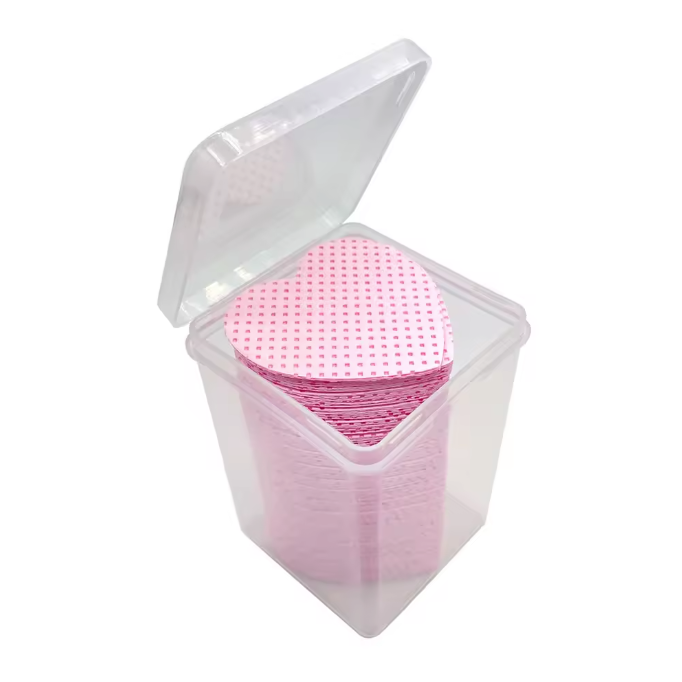Heart Shaped Lint Free Wipes - Pink 200pc
