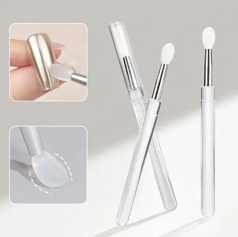 Thin Silicone Brush for Chrome Powder